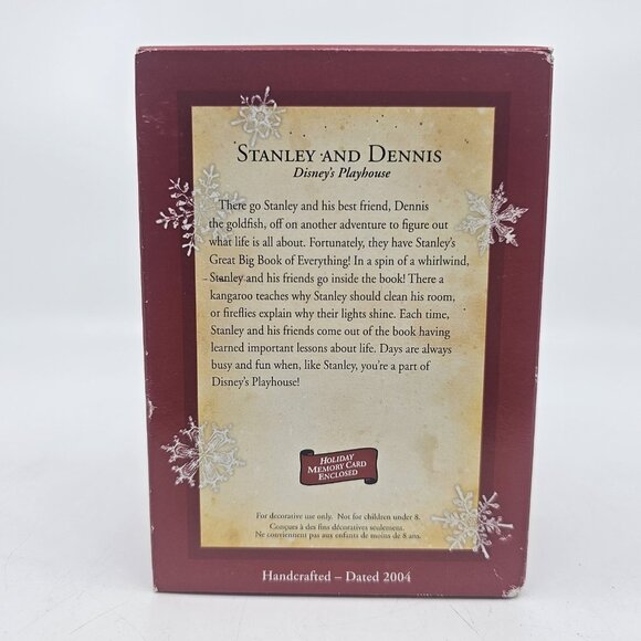 Vintage Hallmark Disney Playhouse Stanley and Dennis Christmas Ornament 2004 - Picture 6 of 8